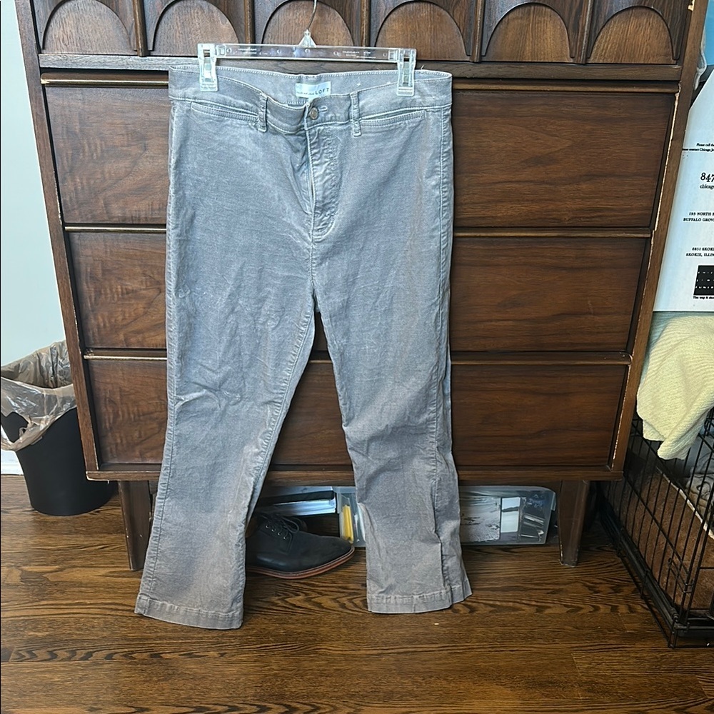 Gray Corduroy Pants